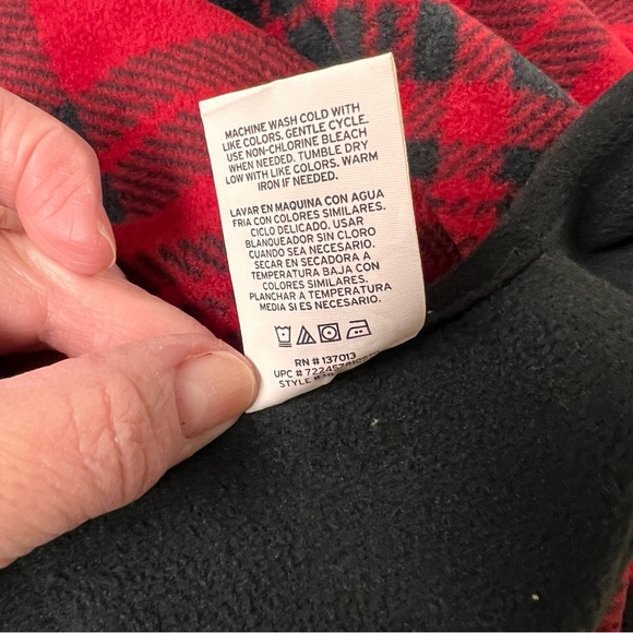 Woolrich poncho, reversible wrap - Picture 3 of 4